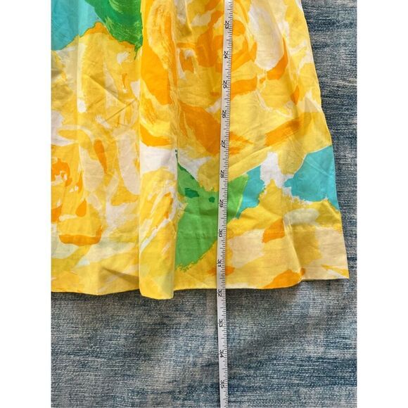 Lilly Pulitzer First Impressions Yellow White Reagan Sunglow Dress Size 2 - Picture 7 of 8